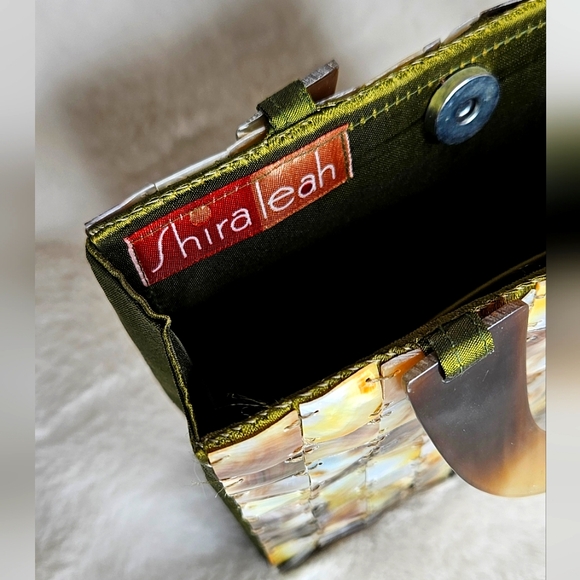 SHIRA LEAH Abalone Shell Clutch Handbag - Picture 4 of 8
